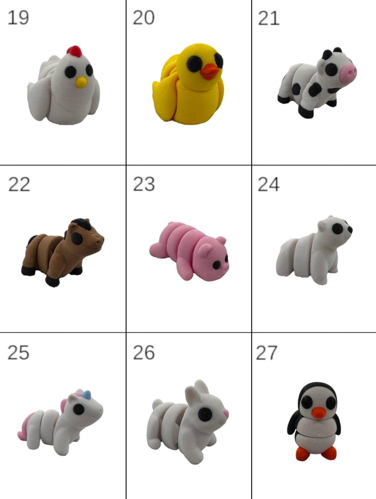 Random Mini Animal figures