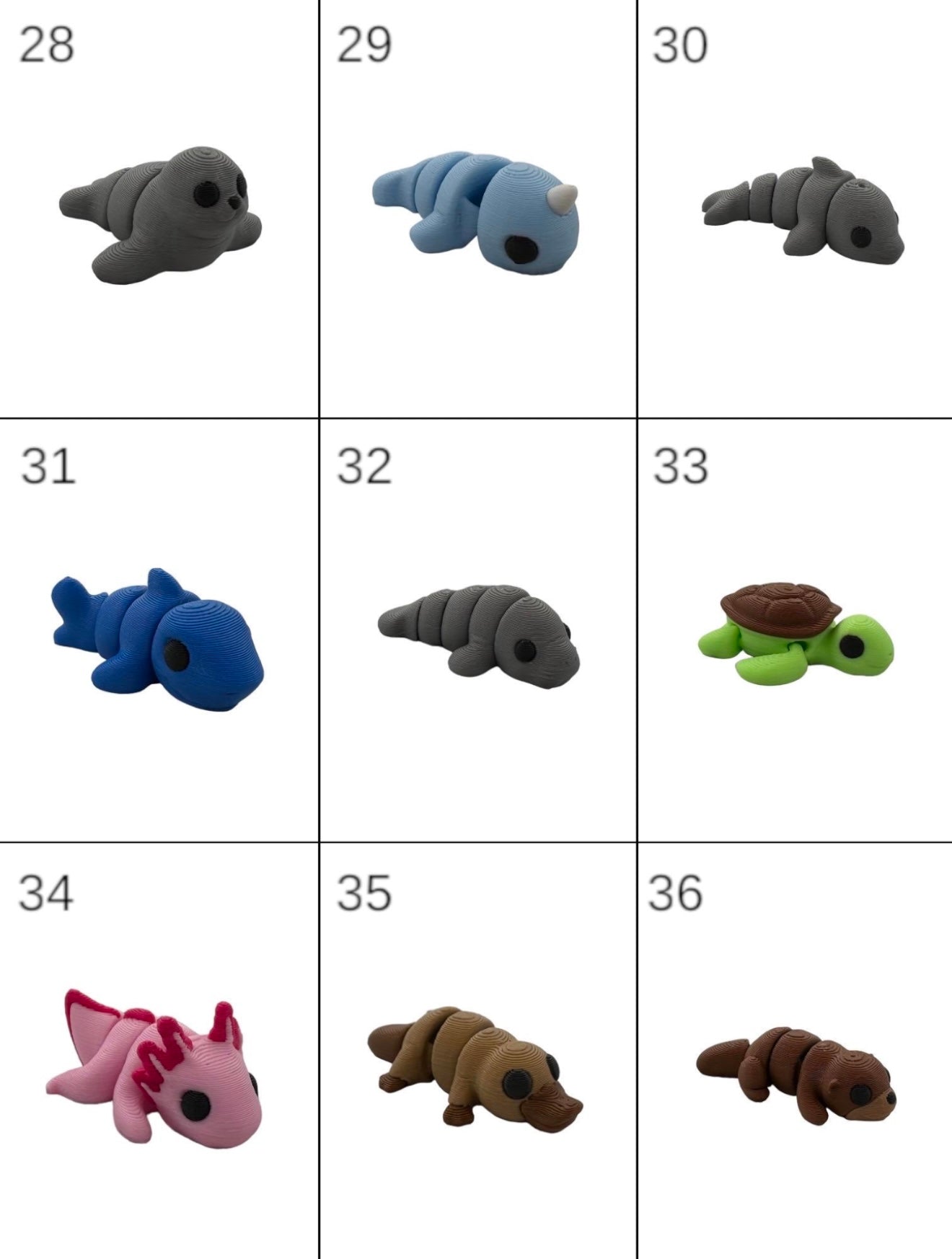 Random Mini Animal figures