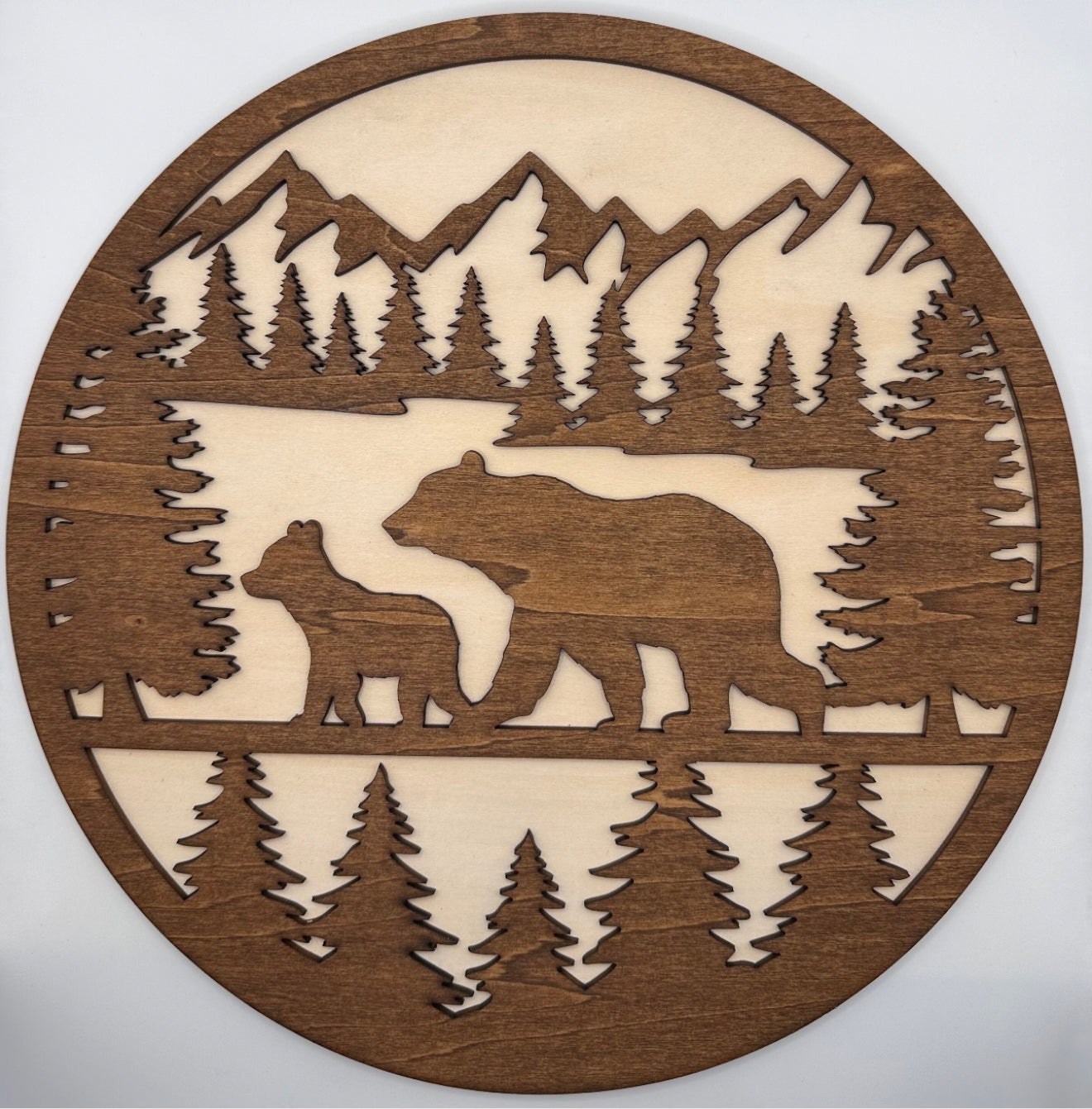 Wood Wall Art (Bear)